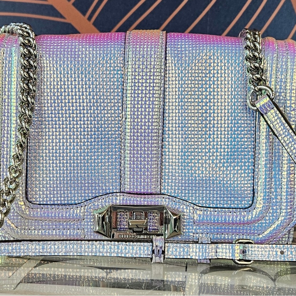 Rebecca Minkoff RARE Holographic Crossbody Bag - Picture 2 of 10